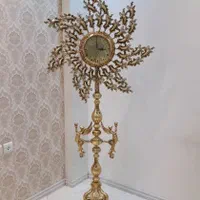 ساعت ایستاده ساعت دیواری کنارسالنی برنجی|ساعت دیواری و تزئینی|مشهد, طلاب|دیوار