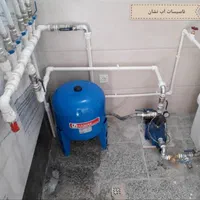 تاسیسات ساختمان و لوله کشی و نصب پمپ آب