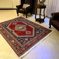 فرشینه فرش پادری تابلو فرش سجاده پد موس|فرش|لنجان, |دیوار
