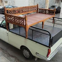 تخت سنتی تخت چوبی جلیس|مبلمان خانگی و میز عسلی|کرج, حصارک بالا|دیوار