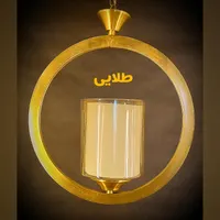 لوستر و آویز حلقه تک با حباب دو گلاس پاسارگاد|لوستر و چراغ آویز|مشهد, چهارچشمه|دیوار