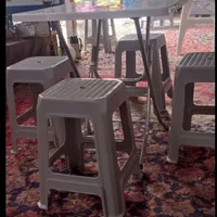میز و صندلی چهار پایه پلاستیکی(مواد نو) تک و عمده|صندلی و نیمکت|شیراز, وزیرآباد|دیوار