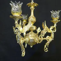 لوستر فرشته اصل رنگ ثابت پاسارگاد|لوستر و چراغ آویز|مشهد, چهارچشمه|دیوار