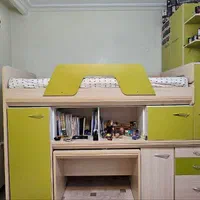 تخت و کمد و کتابخانه و میز تحریر برند کم جا چوب|تخت و سرویس خواب|تهران, فاطمی|دیوار