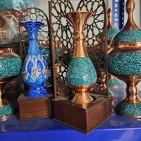 تندیس میناکاری وان یکاد و مس و پرداز فیروزه کوبی|مجسمه، تندیس، ماکت|اصفهان, باغ فدک|دیوار