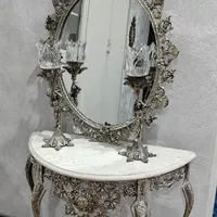 آیینه شمعدان برنز