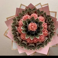 دسته گل وباکس روبانی و پولی برای مناسبتها وتولد|گل مصنوعی|اردبیل, |دیوار
