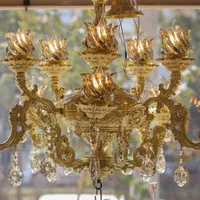 لوستر سلطنتی جدید طلا فرانسه|لوستر و چراغ آویز|مشهد, رضاشهر|دیوار