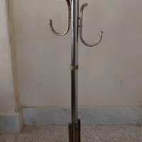 چوب رختی فلزی استیل با پایه سنگی