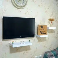 شلف دیواری چوبی سایز ۳۰در ۴۸سانت|کتابخانه، شلف، قفسههای دیواری|اسلامشهر, |دیوار