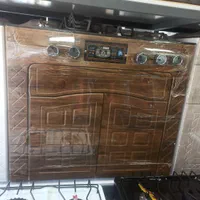 اجاق گاز طرح فر کابینتی فلزی صفحه شیشه ای|اجاق گاز و لوازم برقی پخت‌وپز|مشکین‌دشت, |دیوار