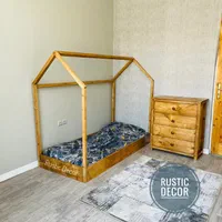 تخت خواب کودک و نوجوان روستیک دکور مدل مونته سوری|تخت و سرویس خواب|تهران, یافت آباد جنوبی|دیوار