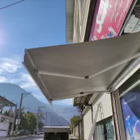سایبان برقی و دستی برای پارکینگ ماشین و مغازه