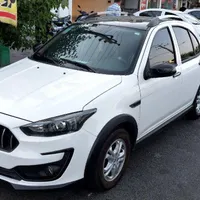 اطلس سفید مشکی ساندروف دار