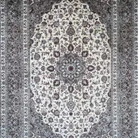 فرش دستبافت ۹متری کاشان دستباف ا