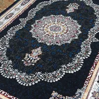 ۴تخته فرش۹متری ترمه سرمه ای ۶و۹و۱۲