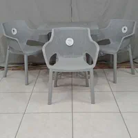 صندلی پلاستیکی کافه تیارا پولاد|میز و صندلی غذاخوری|کرج, شهرک سهرابیه|دیوار