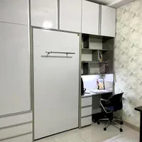 تخت تاشو/صادراتی/یکنفره/تختخواب چوبی/تختخواب کمجا|تخت و سرویس خواب|کرمانشاه, |دیوار