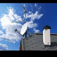 نصب آنتن تلوزیون وبراکت روی دیوار