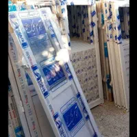 درب انباری%پی وی سیpvcچوبی ضدسرقت آلومینیوم پنجره