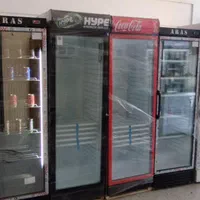 یخچال فروشگاهی قهوه فروشی ویترینی ایستاده تک در