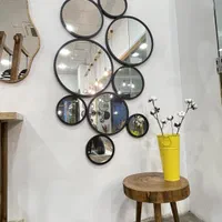 آینه گرد چوبی|آینه|تهران, سازمان برنامه شمالی|دیوار