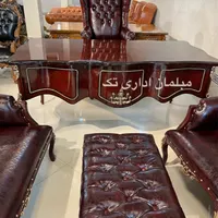 مبل چوبی اداری٪مبل ومیزمدیریت مدل اطلس ماهگونی|دفتر کار|چهاردانگه (تهران), |دیوار