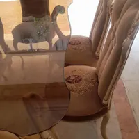 ست مبل ۷ نفره وناهار خوری ۶ نفره  خیلی زیبا وشکیل|میز و صندلی غذاخوری|تهران, پونک|دیوار
