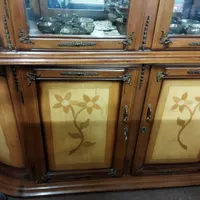 بوفه بزرگ و جادار دوتکه تمام چوب|بوفه، ویترین، کنسول|بروجرد, |دیوار