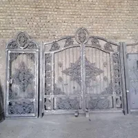 درب ۳ لت حیاطی درب باغی نفررو داخل باغ در|مصالح و تجهیزات ساختمان|مشهد, رسالت|دیوار