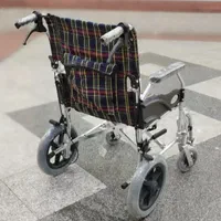 ویلچر حمل بیمار سفری چرخ کوچک آاومینیومی اکبند