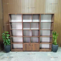 قفسه کتابخانه 3تیکه دربدار کیاچوب البرز|کتابخانه، شلف، قفسه‌های دیواری|کرج, عظیمیه|دیوار