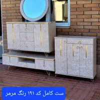 میز تلویزیون آینه کنسول مدل سه خط