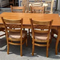 نهار خوری مدل خشتی|میز و صندلی غذاخوری|مشهد, خواجه ربیع|دیوار