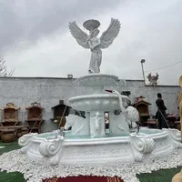 آبنما پاشوردار فایبرگلاس فرشته حوض گلدان تندیس|مصالح و تجهیزات ساختمان|تبریز, |دیوار