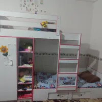 تخت خواب ۲طبقه ،(عنبراباد)|تخت و سرویس خواب|جیرفت, |دیوار