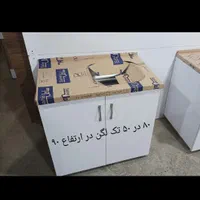 سینک 50 cm مربع با کابینت زیر سینک پیش‌ساخته 5050|مصالح و تجهیزات ساختمان|تهران, حسن‌آباد|دیوار