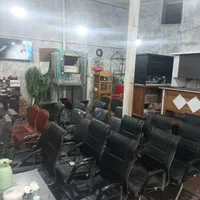 میز وصندلی اداری چرخدار کامپیوتر کرکرهای|دفتر کار|مشهد, طلاب|دیوار