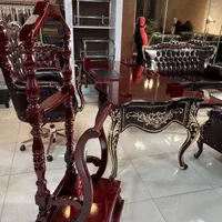 میز مدیریت سلطنتی منبت مبلمان اداری|دفتر کار|اصفهان, رهنان|دیوار