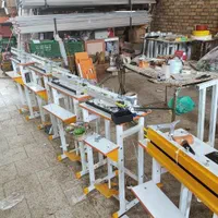 دستگاه پرس پدالی/دوخت نایلون 2 دوخت و 5خط پلاستیک