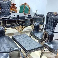 مبلمان اداری میز مدیریت الماس ورق طلا کلاسیک نیمست|دفتر کار|تهران, فاطمی|دیوار