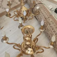 لوستر آبکاری طلا شده