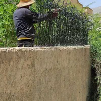 تولیدی نرده دیواری.دزدگیر.حفاظ شاخ گوزنی بوته ای|خدمات پیشه و مهارت|شیراز, پانصد دستگاه ارتش|دیوار