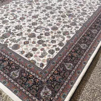 فرش ۷۰۰شانه افشان گل ریز کرم جفت۶و ۹ و ۱۲ متری