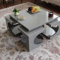ست جلومبلی کلاسیک خاکستری براق|مبلمان خانگی و میز عسلی|اصفهان, باغ فدک|دیوار