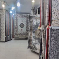 گلیم جدید طرح فرش گرانیتی  پتینه دور طلایی