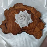 *رز مخمل سایز10 پارچه خارجی*|گل مصنوعی|قرچک, |دیوار