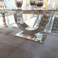 میز تالاری تمام استیل وارداتی مدل U|عمده‌فروشی|رشت, منظریه|دیوار
