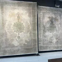 فرش لامیا ۱۲۰۰شانه طرح پانید سبز کله قاضی ۱۲متری|فرش|شیراز, دروازه قران|دیوار