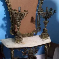 خریدار  آینه وشمعدان فلزی وغیره..